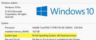 How to find out the bitness of the operating system and processor in Windows